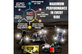 FOG LIGHT WIRING KIT FOR DUAL COLOR AUXILIARY LIGHTS FOR MOTORCYCLES | BASIC VERSION | Vaishnu